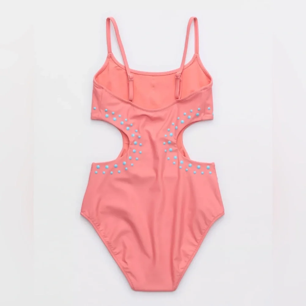 NWT Aerie Cut Out Full Coverage One Piece Swimsuit